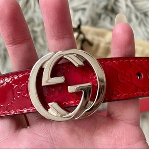 Gucci logo kid belt